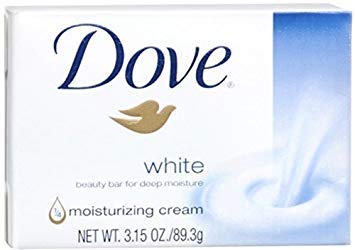 Dove Men + Care White Moisturizing Cream Beauty Bar, 3.15 Oz, Pack Of 5 - Unisex Skincare