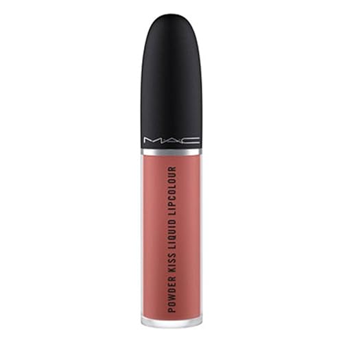 Mac Powder Kiss Liquid Lipcolor 997 Over The Taupe - Brown Lipstick, 0.17 Oz