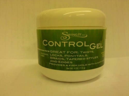 Swing It Control Gel 4 Ounce - Strong Hold Styling Gel For Hair, Non-Greasy Formula