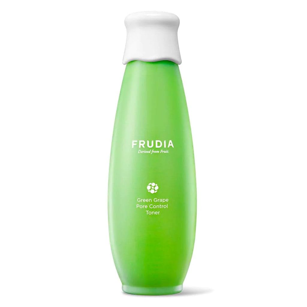 Frudia Green Grape Pore Control Toner - 89% Extract, Alcohol-Free, Pore Minimizing, 6.