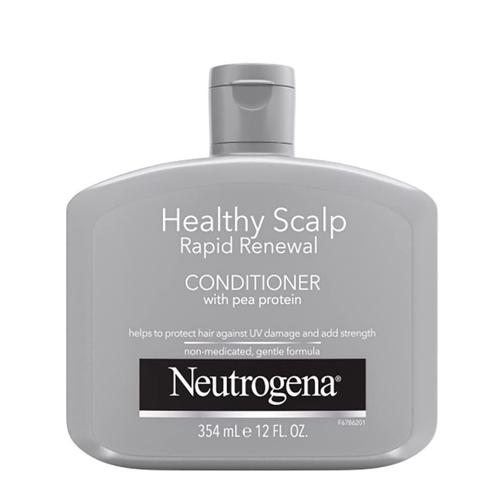 Neutrogena Healthy Scalp Rapid Renewal Conditioner, Pea Protein, Uv Protection, 12 Fl Oz