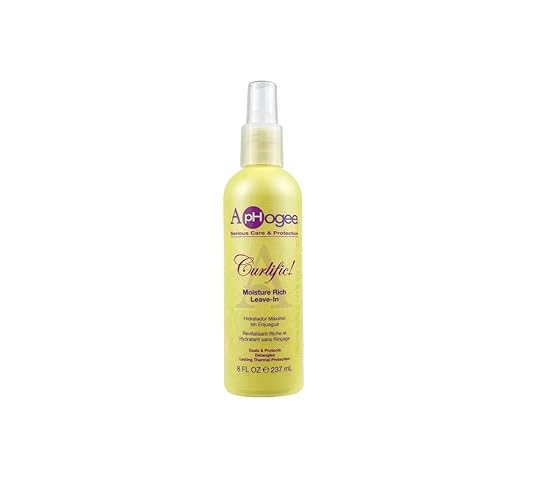 Aphogee Curlific Moisture Rich Leave-In Conditioner, 8Oz - Hydrating Hair Treatment