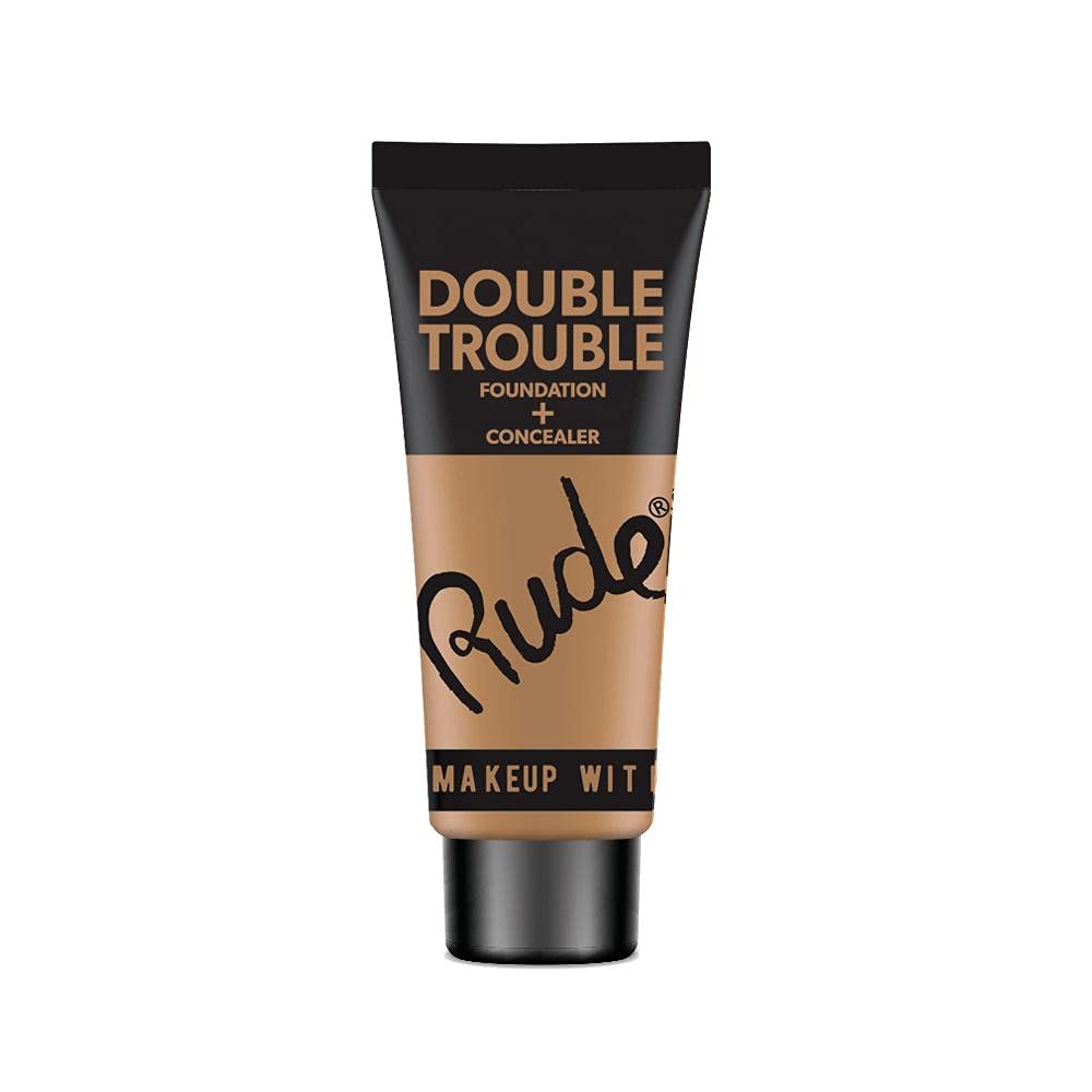 Rude - Double Trouble Foundation + Concealer - Fair