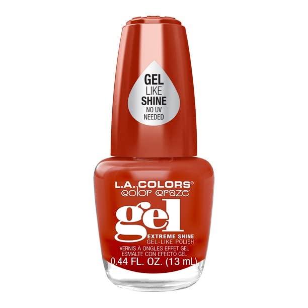 L.A. Colors Lac Gel Polish Topless - Long-Lasting, High-Gloss Nail Finish