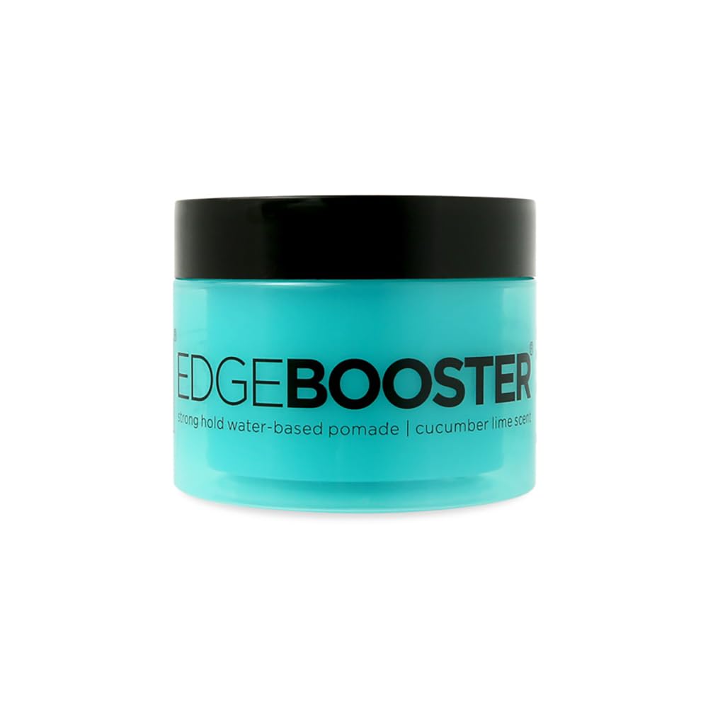 Style Factor Edge Booster Pomade 3.38Oz - Strong Hold, Water-Based, Cucumber Lime Scent