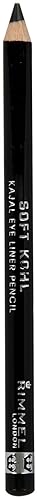 Rimmel Soft Kohl Eyeliner, Jet Black - Long-Lasting, Easy Application, 1 Count