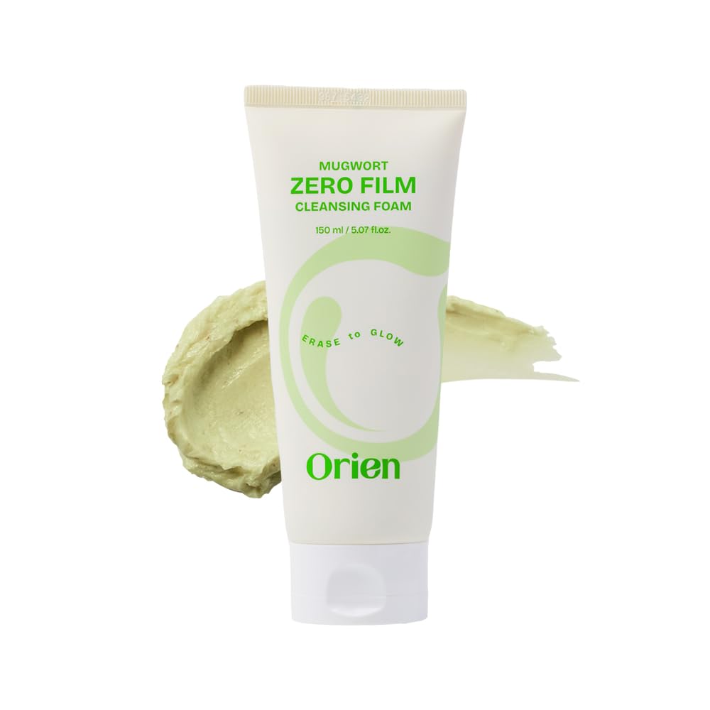 Orien Mugwort Zero Film Cleansing Foam 150Ml | Daily Makeup & Blackhead Removal