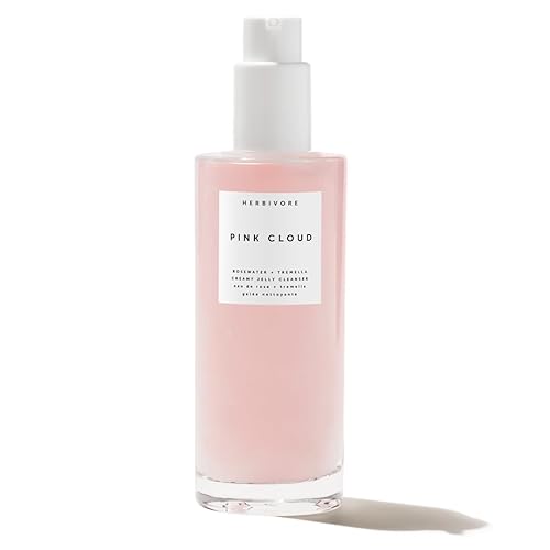 Herbivore Pink Cloud Hydrating Jelly Cleanser - Vegan Face Wash For Sensitive Skin, 180Ml