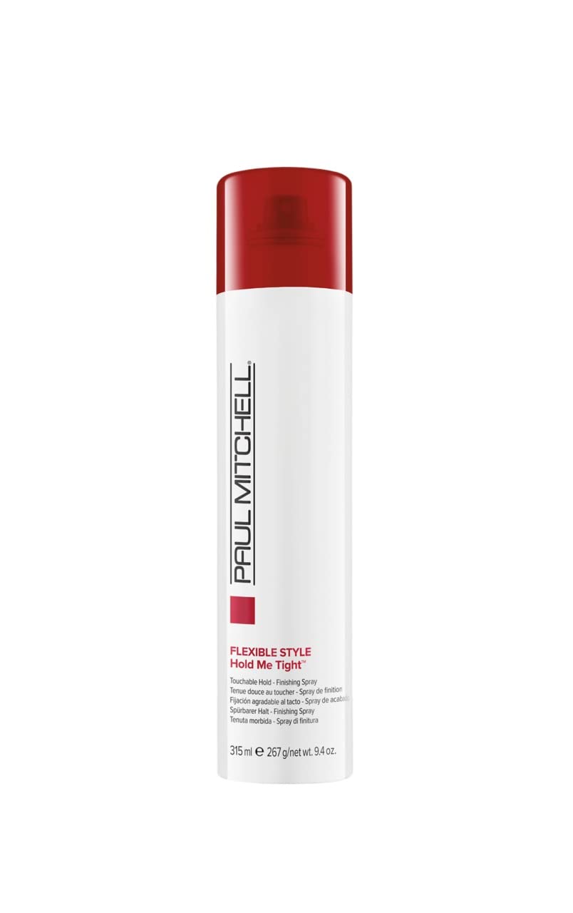 Paul Mitchell Hold Me Tight Hairspray, Strong Hold, 9.4 Oz, For Fine To Medium Hair