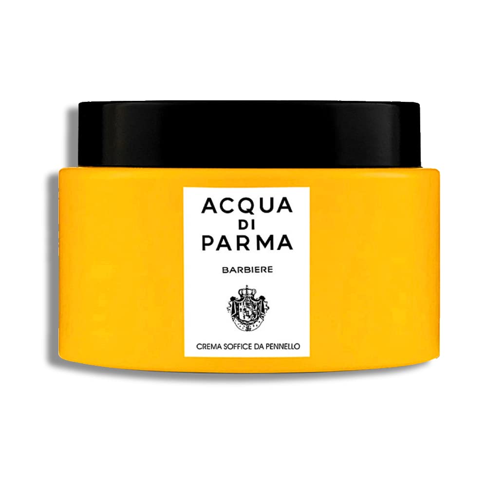 Acqua Di Parma Barbiere Soft Shaving Cream For Brush, 125G - Premium Shaving Essential