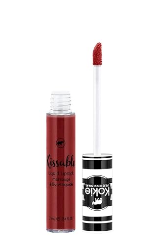 Kokie Cosmetics Kissable Matte Lip Gloss - Unstoppable, 0.24 Fl Oz, Long-Lasting Color