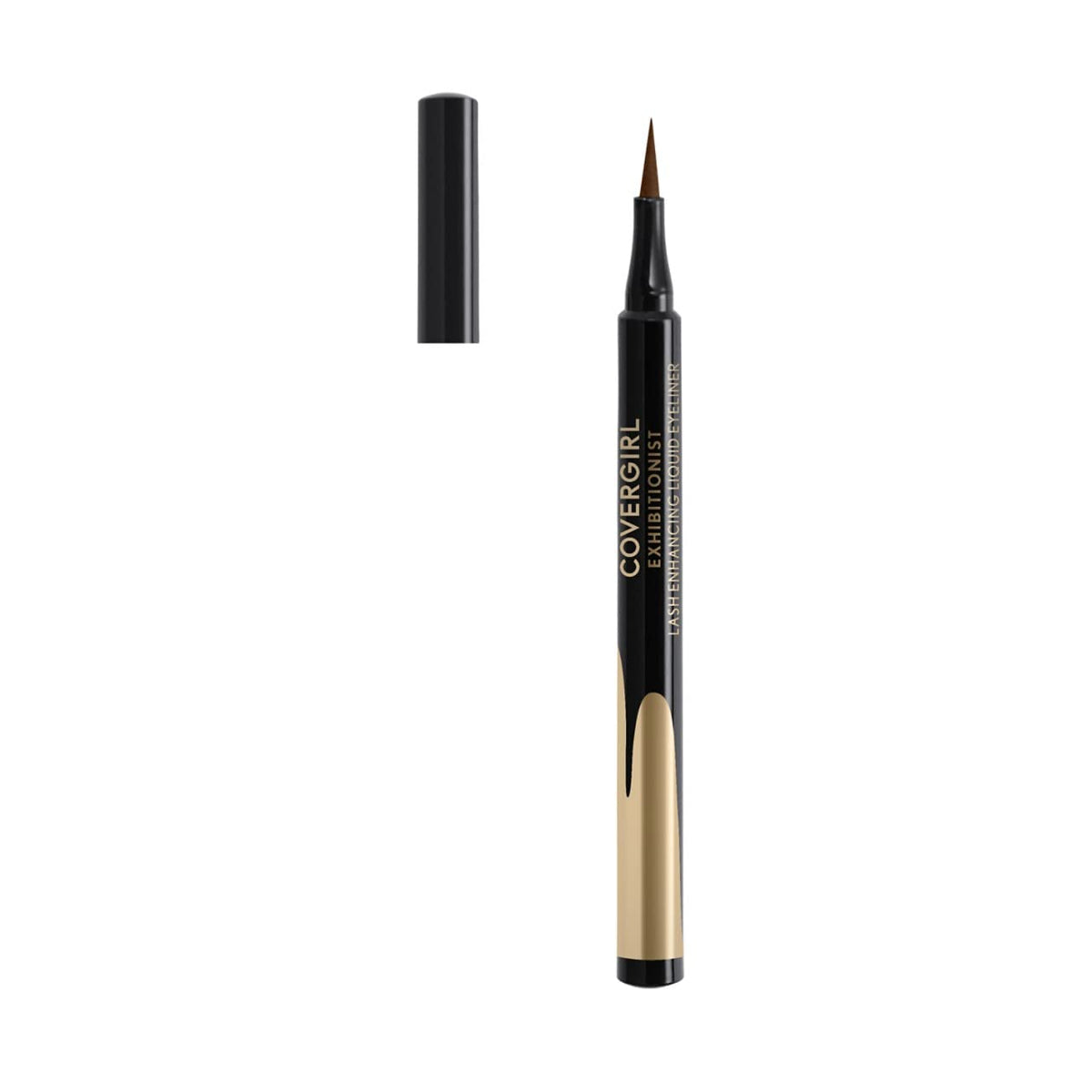 Covergirl Exhibitionist Liquid Eyeliner - Rich Brown, Lash Enhancing, 1 Count