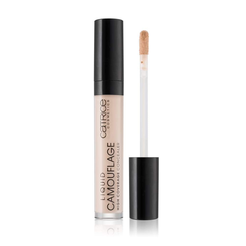 Catrice Liquid Camouflage Concealer 010 Porcelain - Waterproof, Ultra Long Lasting, 0.17 Fl Oz