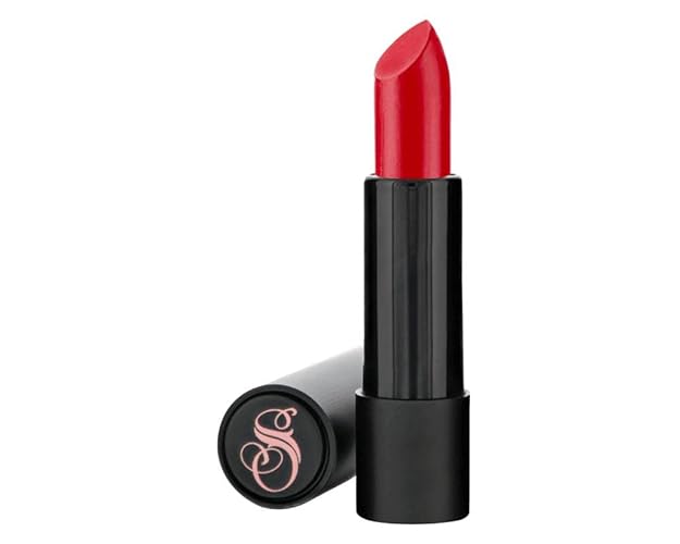 Suavecita Lipstick Victory True Red Vegan Long Lasting Makeup with Blue Undertones