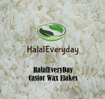 Halaleveryday Castor Wax - Hydrogenated Castor Oil For Lotions, Creams, Lip Balms - 1Lb