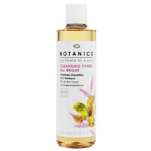 Boots Botanics All Bright Cleansing Toner, 8.45 Fl Oz - Brightening Skin Care