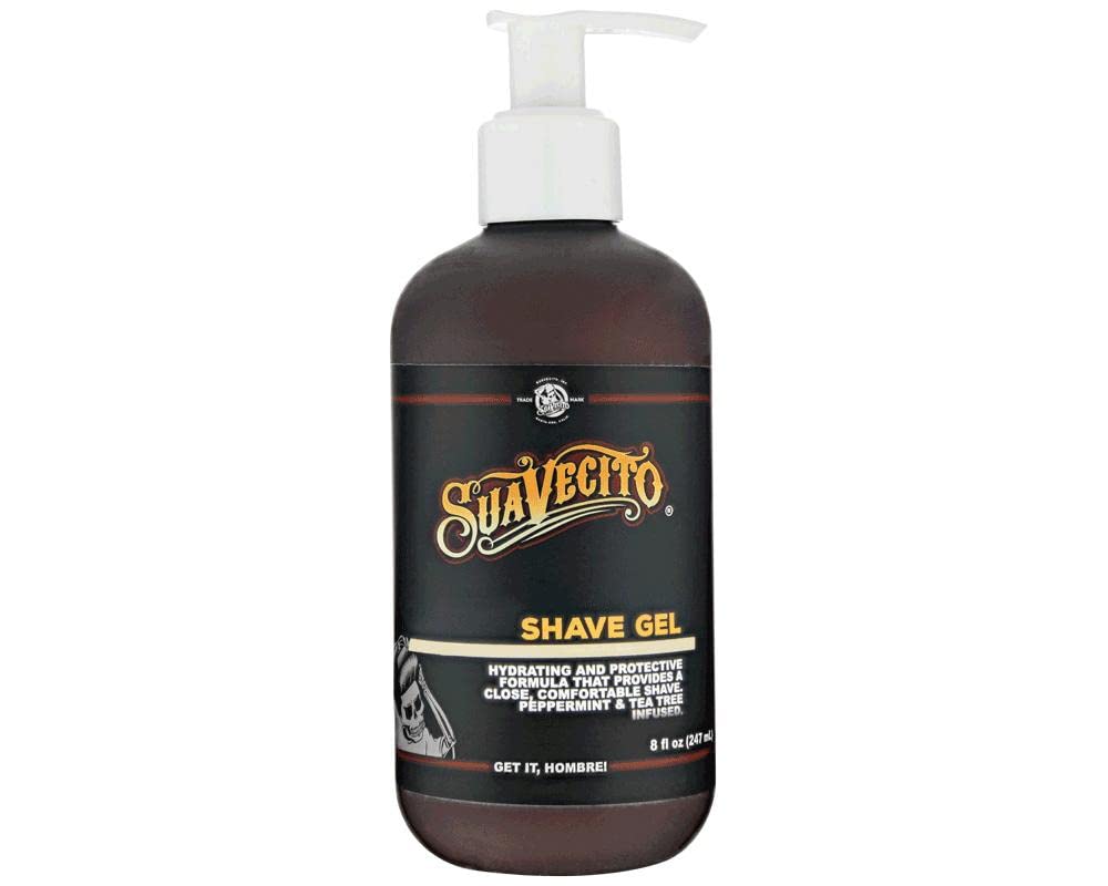 Suavecito Shave Gel 8 Oz - Hydrating & Skin Protective Formula For Men’S Grooming