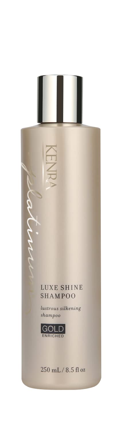 Kenra Platinum Luxe Shine Shampoo 8.5 Oz | Gold Enriched For Lustrous, Full-Bodied Hair