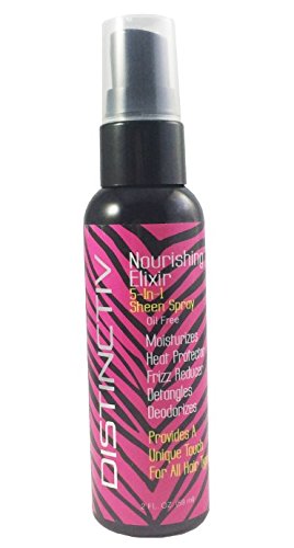 Distinctiv Nourishing Elixir 5-In-1 Sheen Spray, 2 Ounce – Ultimate Hair Shine & Moisture