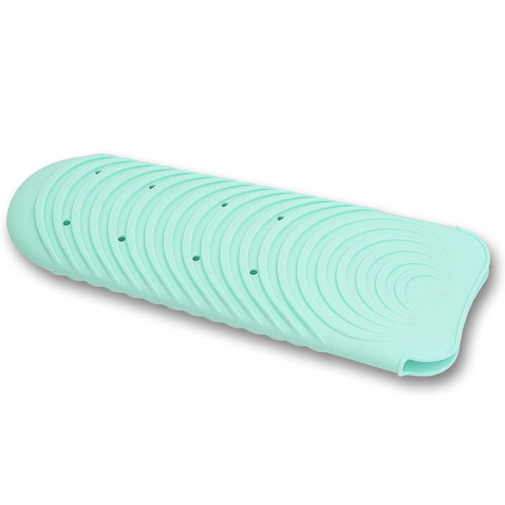 Ryke Kukkri Heat Resistant Silicone Mat For Curling Iron, Flat Iron & Hot Styling Tools - Green