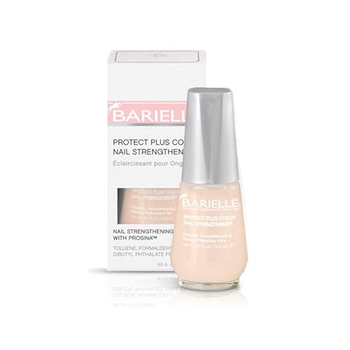 Barielle Protect Plus Color Nail Strengthener, Beige, 0.5 Oz - Strengthens & Protects Nails