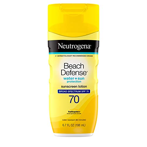 Neutrogena Beach Defense SPF 70 Water Resistant Sunscreen Body Lotion, 6.7 oz