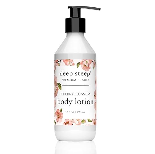 Deep Steep Cherry Blossom Body Lotion, 8 Fl Oz – Nourishing Hydration For Soft Skin