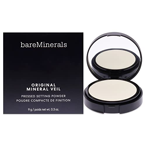 bareMinerals Original Mineral Veil Pressed Setting Powder  Translucent Women Powder 03 oz