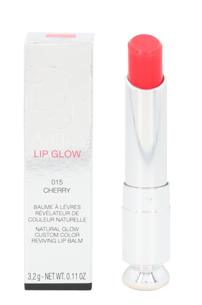 Christian Dior Addict Lip Glow Balm 015 Cherry - 0.11 Oz Red Lip Balm For Women