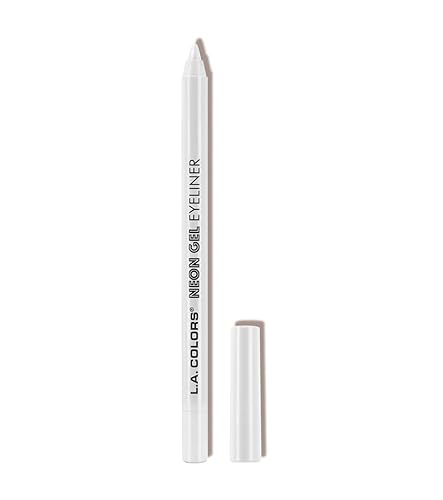 L.A. Colors Gel Eyeliner - Flash White, 0.11 Oz, Long-Lasting, Smooth Application