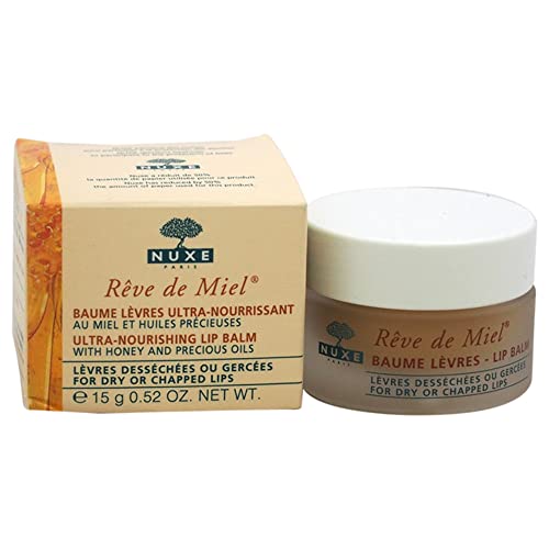 NUXE Ultra Nourishing Lip Balm with Honey  100 Natural Organic Moisturizer for cracked  Dry Lips With Shea Butter  Vitamin E