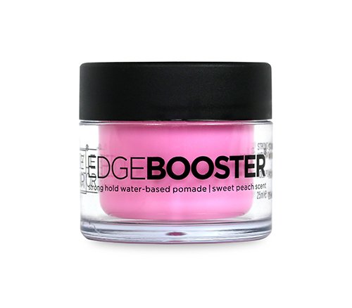 Style Factor Mini Edge Booster Pomade 0.85oz - Strong Hold Hair Styling (Sweet Peach)