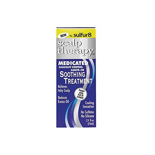 Sulfur 8 Medicated Dandruff Control Leave-In Treatment, 2.5 Oz - Soothing Relief