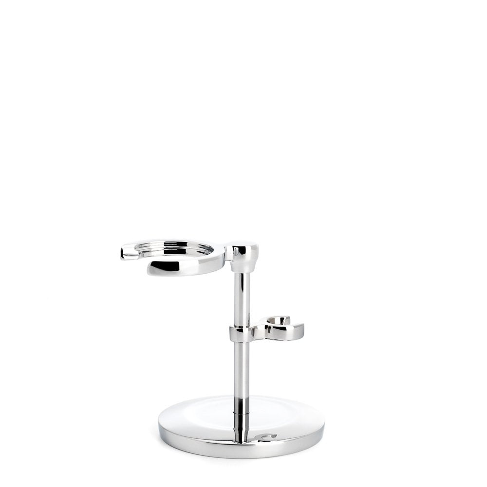 Mühle Chrome Stand For Safety Razors & Shaving Brushes | Modern Shave Accessory