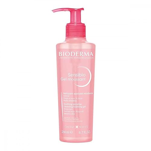 Bioderma Sensibio Micellar Cleansing Gel For Sensitive Skin, 6.67 Fl Oz - Makeup Remover