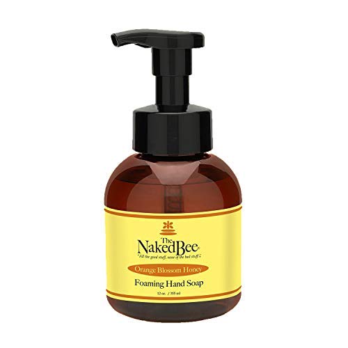 The Naked Bee Orange Blossom Honey Foaming Hand Soap - 12 Oz Gentle Cleanser For Soft Hands