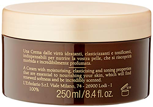 L’Erbolario Ambraliquida Anti-Aging Body Cream, Liquidambar & Cocoa Butter, 8.4 Oz