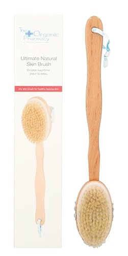 The Organic Pharmacy Skin Brush - Natural Bristles Body Brush For Exfoliation & Renewal