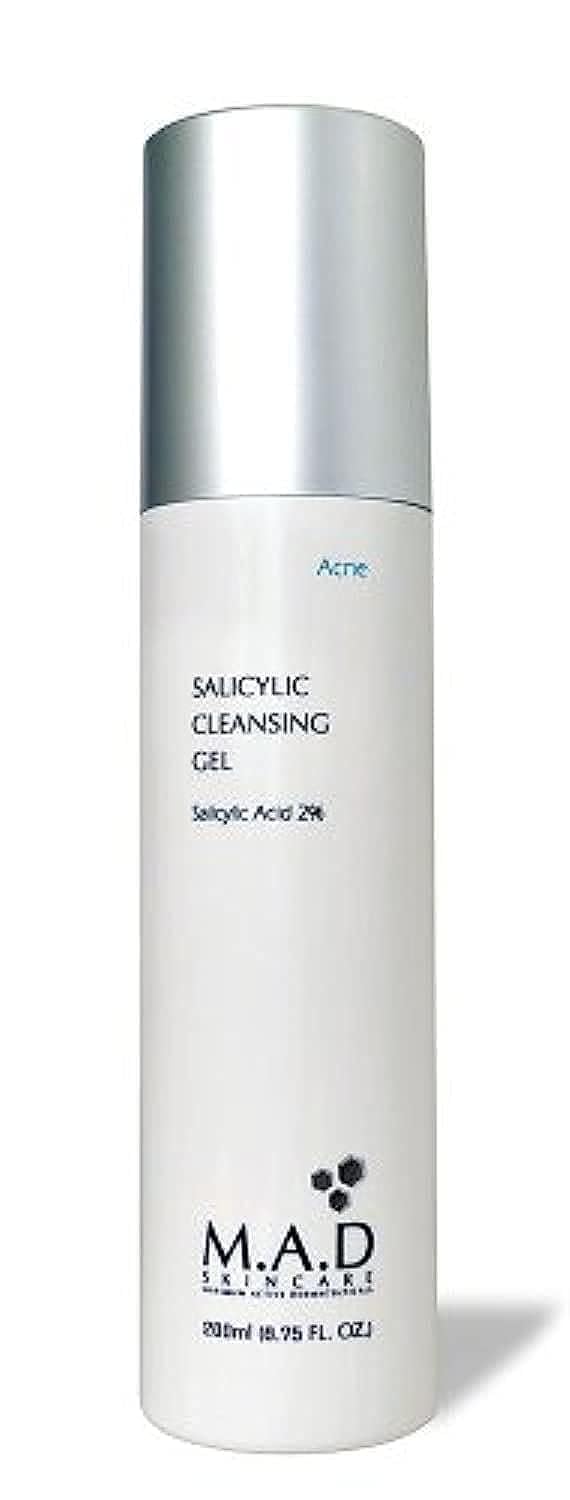 M.A.D Skincare Salicylic Cleansing Gel For Acne - 200Ml, Deep Cleanser For Clear Skin