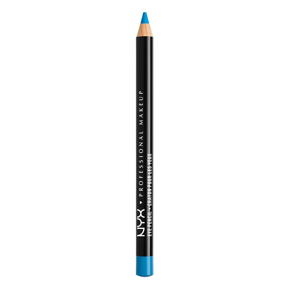 Nyx Professional Makeup Electric Blue Slim Eye Pencil - Eyeliner For Bold Looks, 1 Count