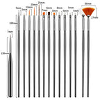Artdone 31pcs Nail Art Brushes & Tool Set, Dotting Tools, Dust Brush, Striping Brushes & Drawing Pen for Gel Polish Design