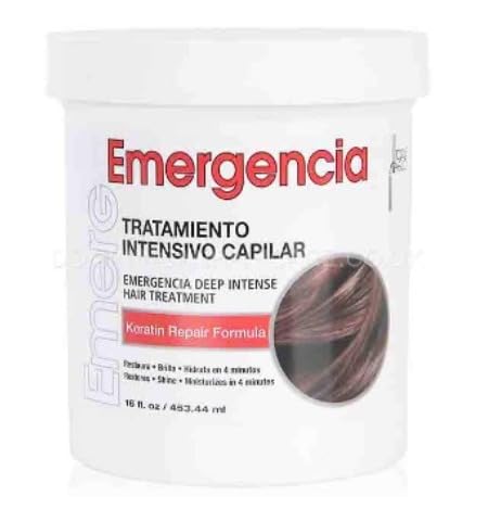 Emergencia Deep Intense Hair Treatment, 16 Oz - Nourishing Formula For Damaged Hair