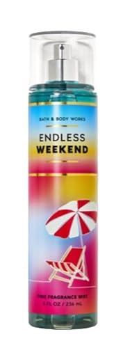 Bath & Body Works Endless Weekend Fine Fragrance Body Spray Mist, 8 Fl Oz - Warm Vanilla Sugar