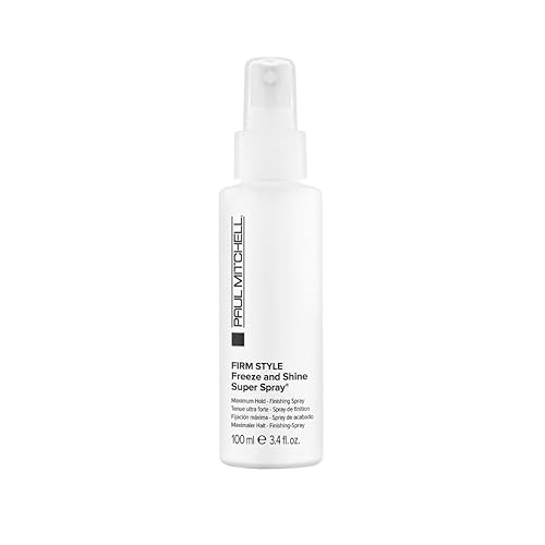 Paul Mitchell Freeze And Shine Hairspray, Maximum Hold For Coarse Hair, 3.4 Fl Oz