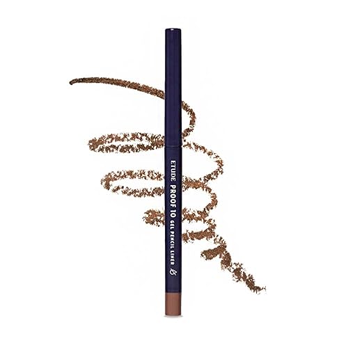 Etude Proof 10 Gel Pencil Liner 0.3G - Honey Bronze, Creamy Texture, Precise Eye Makeup