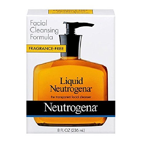 Neutrogena Fragrance-Free Liquid Facial Cleanser, 8 Oz (2 Pack) - Gentle & Effective