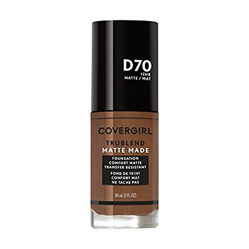 Covergirl Trublend Matte Made Liquid Foundation D70 Cappuccino 1 Fl Oz (Pack Of 2)