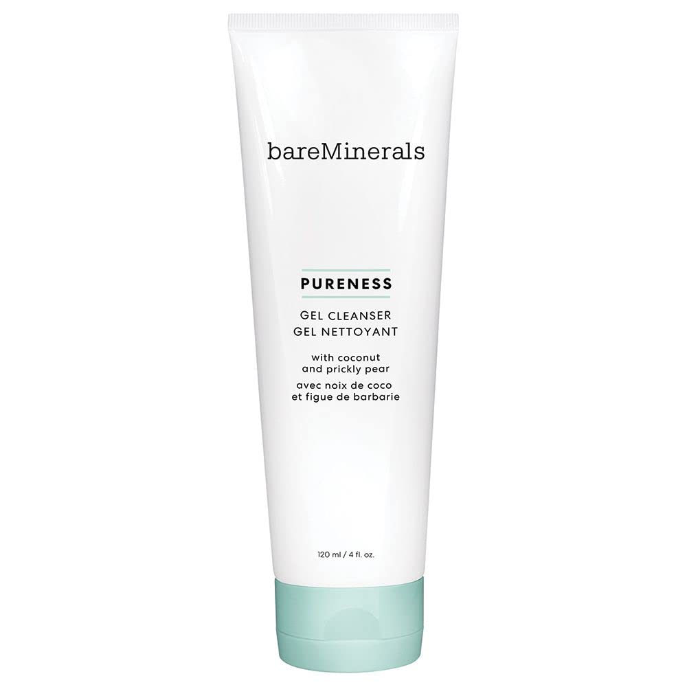 bareMinerals Pureness Gel Cleanser - Daily Gentle Face Wash, 4 Fl Oz for All Skin Types