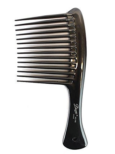 Diane Rake/Rage Comb - Black Detangling Brush, 6 Pieces for Effortless Knot Removal