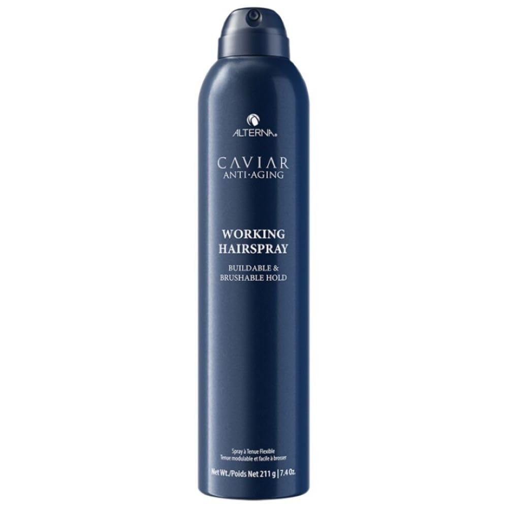 Alterna Caviar Working Hairspray - Buildable Hold, Frizz Control, Shine - 7.4 Fl Oz